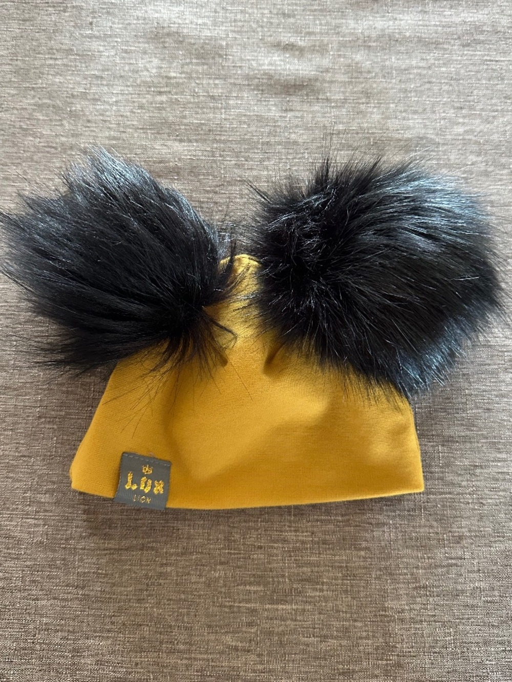 LOX LION POM POM BABY HAT XS